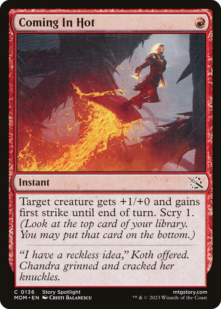 Coming In Hot — March of the Machine — Magic: The Gathering
