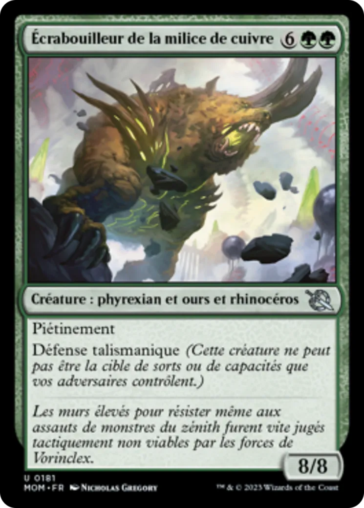 Écrabouilleur de la milice de cuivre — March of the Machine — Magic: The Gathering