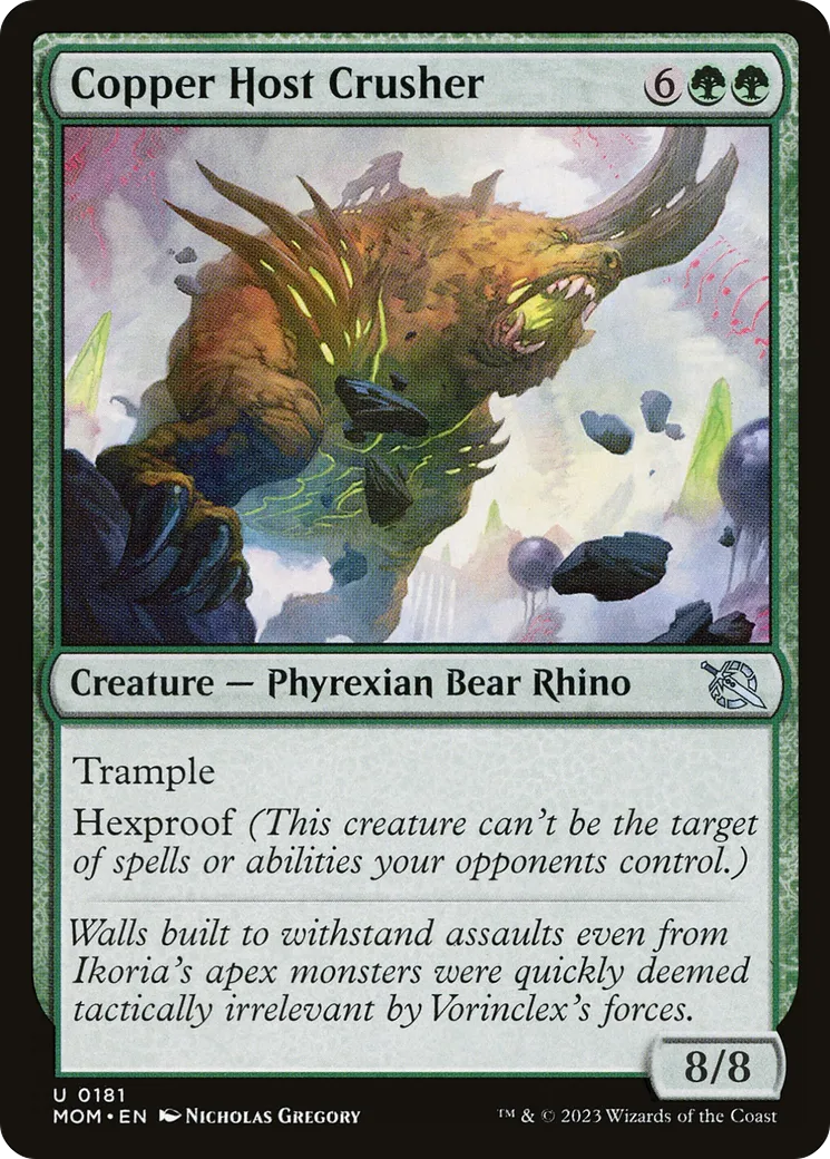 Copper Host Crusher — March of the Machine — Magic: The Gathering