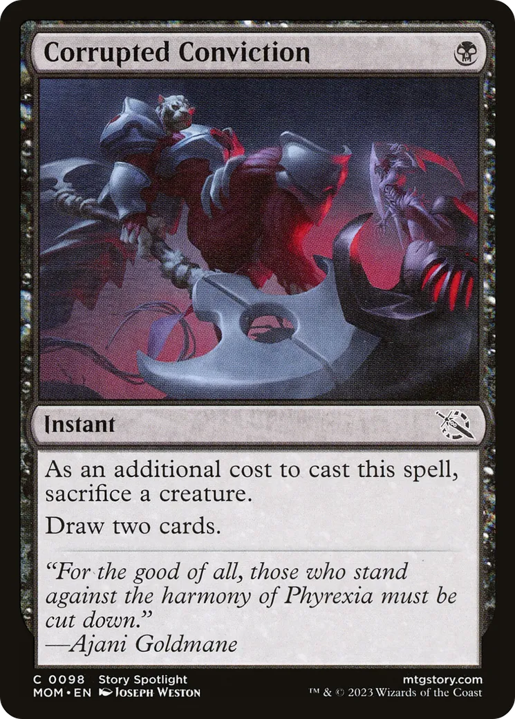 Corrupted Conviction — March of the Machine — Magic: The Gathering