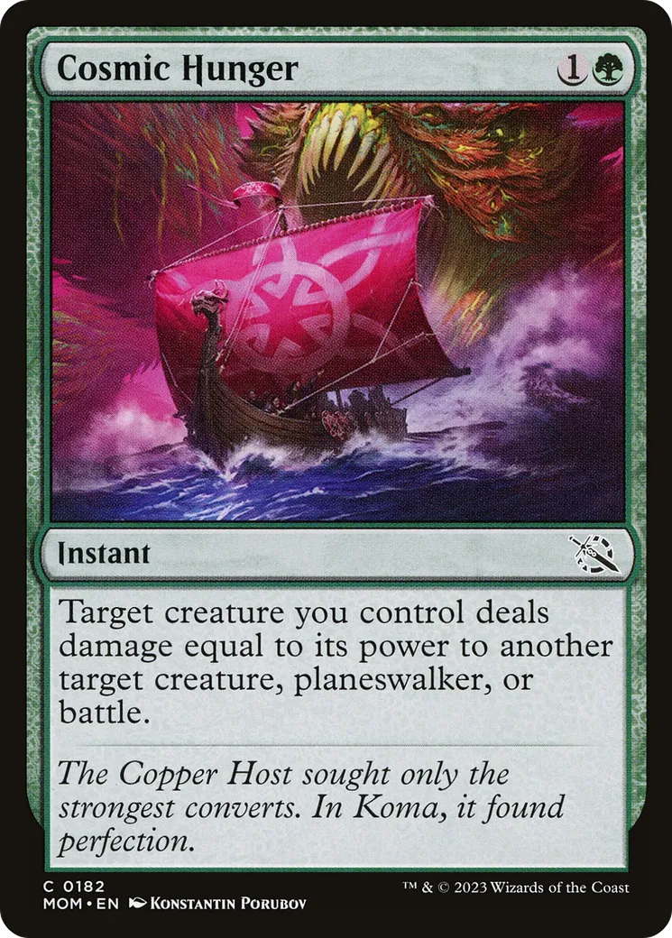 Cosmic Hunger — March of the Machine — Magic: The Gathering