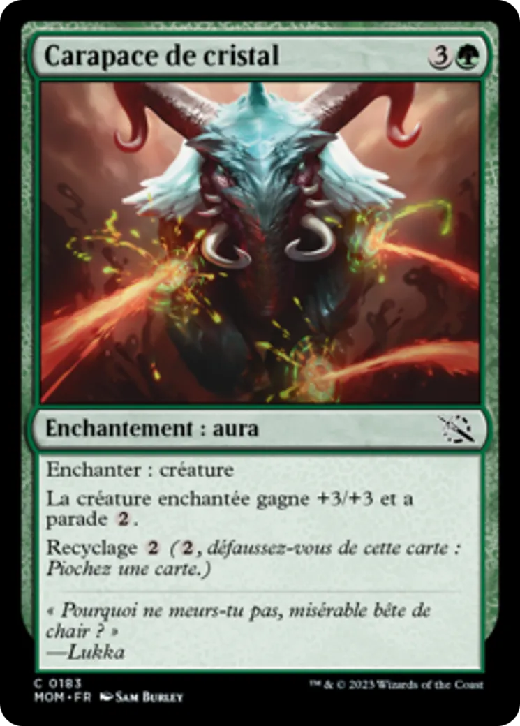 Carapace de cristal — March of the Machine — Magic: The Gathering