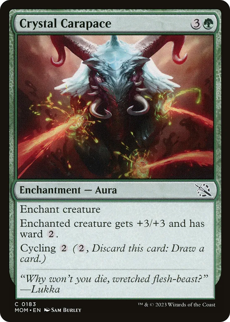 Crystal Carapace — March of the Machine — Magic: The Gathering