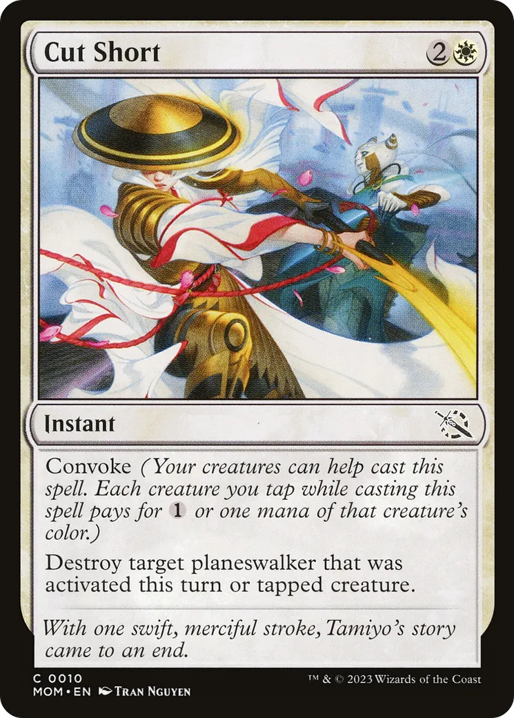 Cut Short — March of the Machine — Magic: The Gathering
