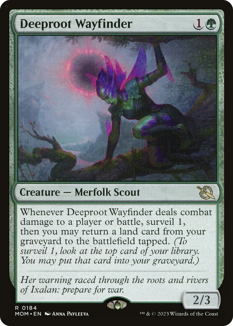 Deeproot Wayfinder — March of the Machine — Magic: The Gathering