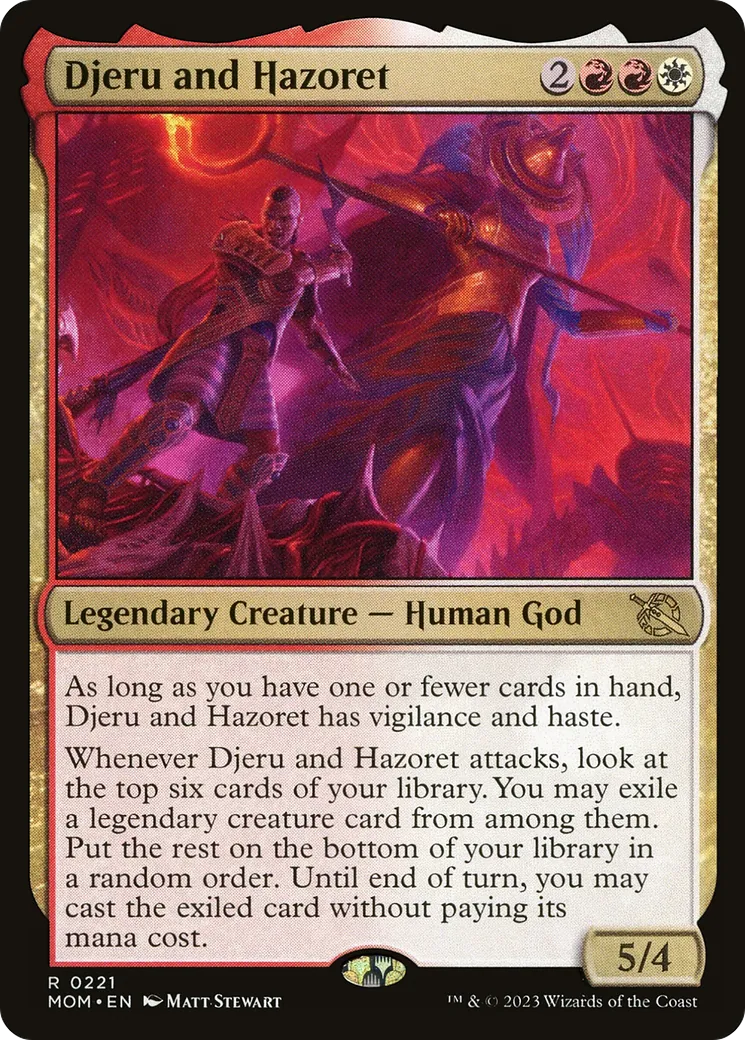 Djeru et Hazoret — March of the Machine — Magic: The Gathering