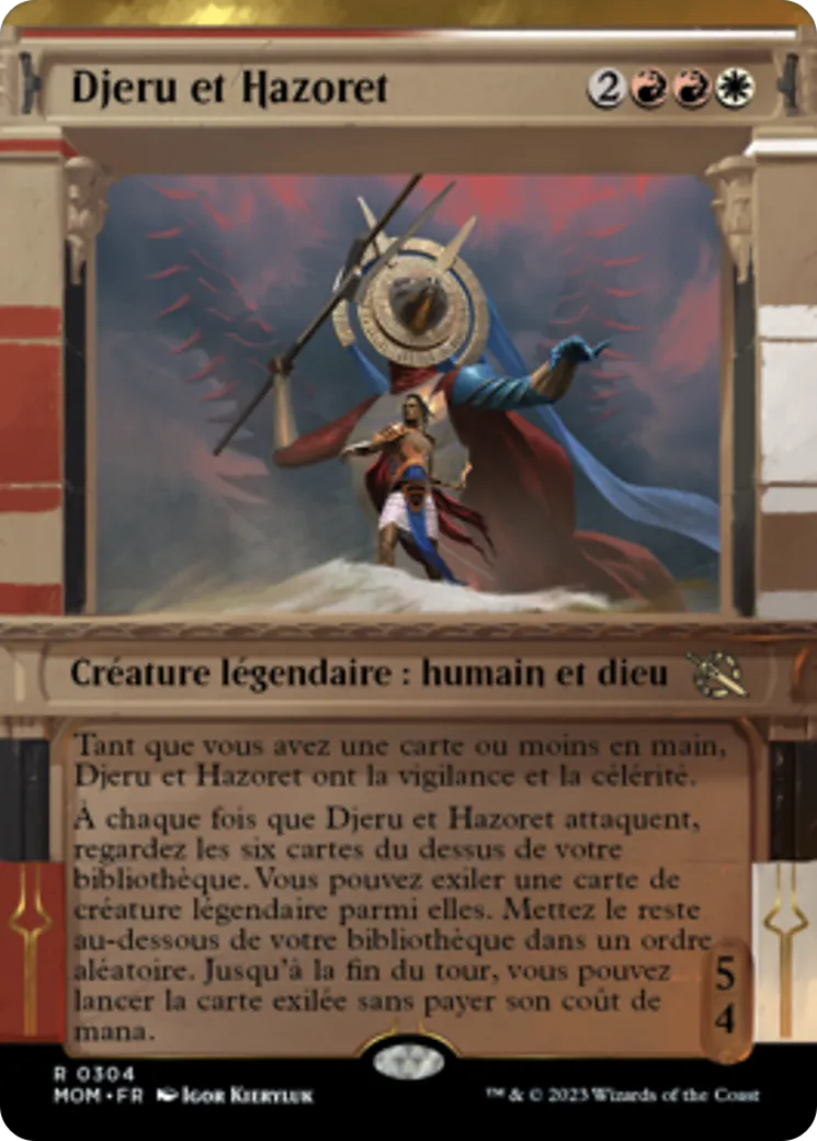 Djeru et Hazoret — March of the Machine — Magic: The Gathering