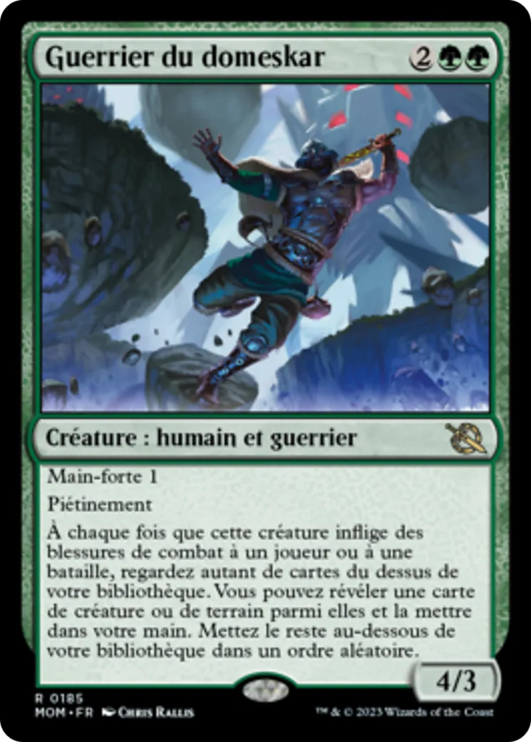 Guerrier du domeskar — March of the Machine — Magic: The Gathering