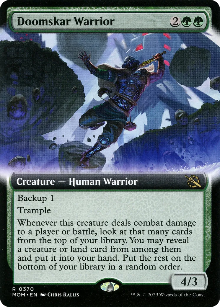 Doomskar Warrior — March of the Machine — Magic: The Gathering