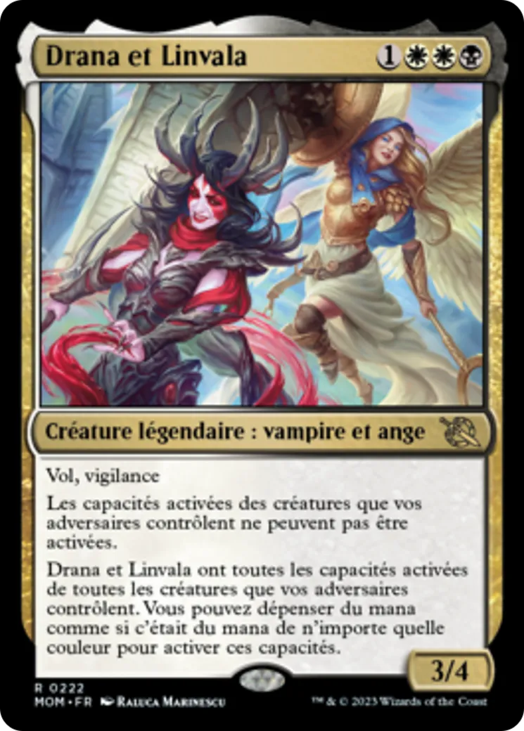 Drana et Linvala — March of the Machine — Magic: The Gathering