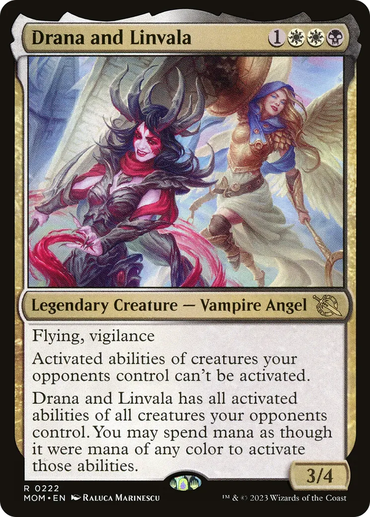 Drana and Linvala — March of the Machine — Magic: The Gathering