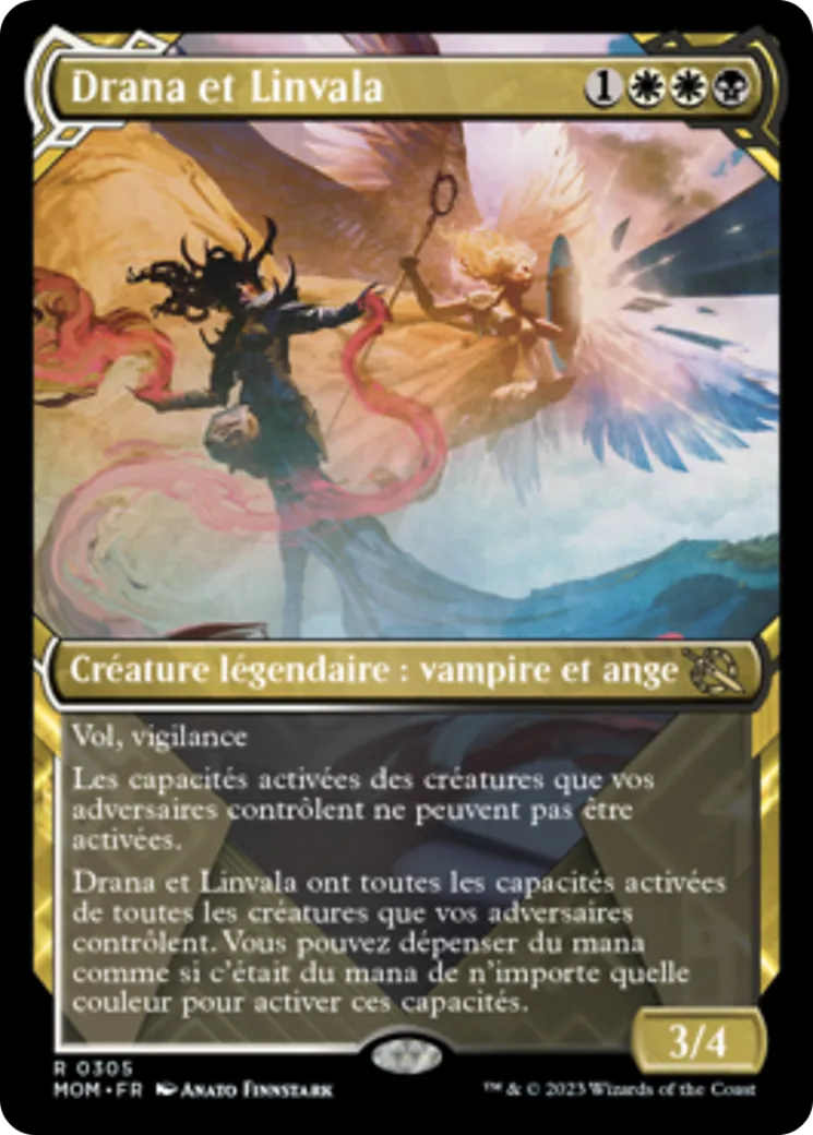 Drana et Linvala — March of the Machine — Magic: The Gathering