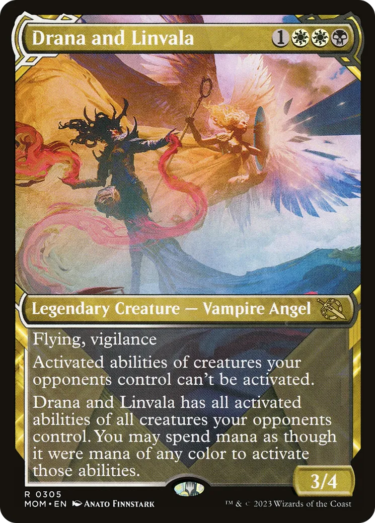Drana and Linvala — March of the Machine — Magic: The Gathering