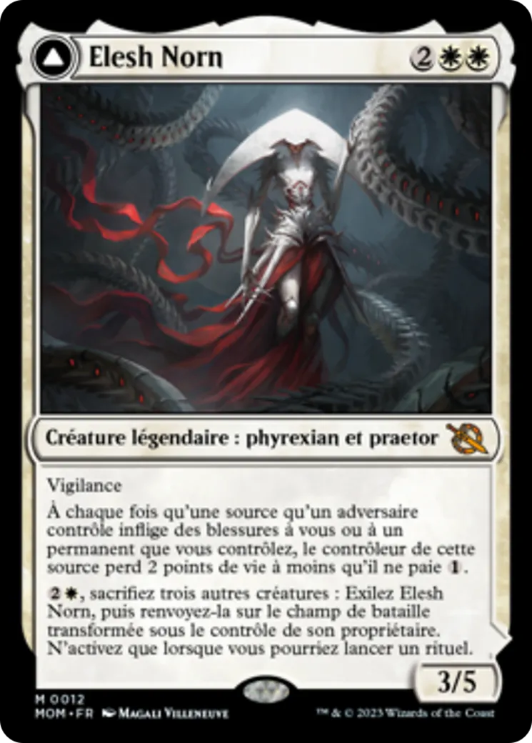 Elesh Norn // Les Gravures d'argent — March of the Machine — Magic: The Gathering