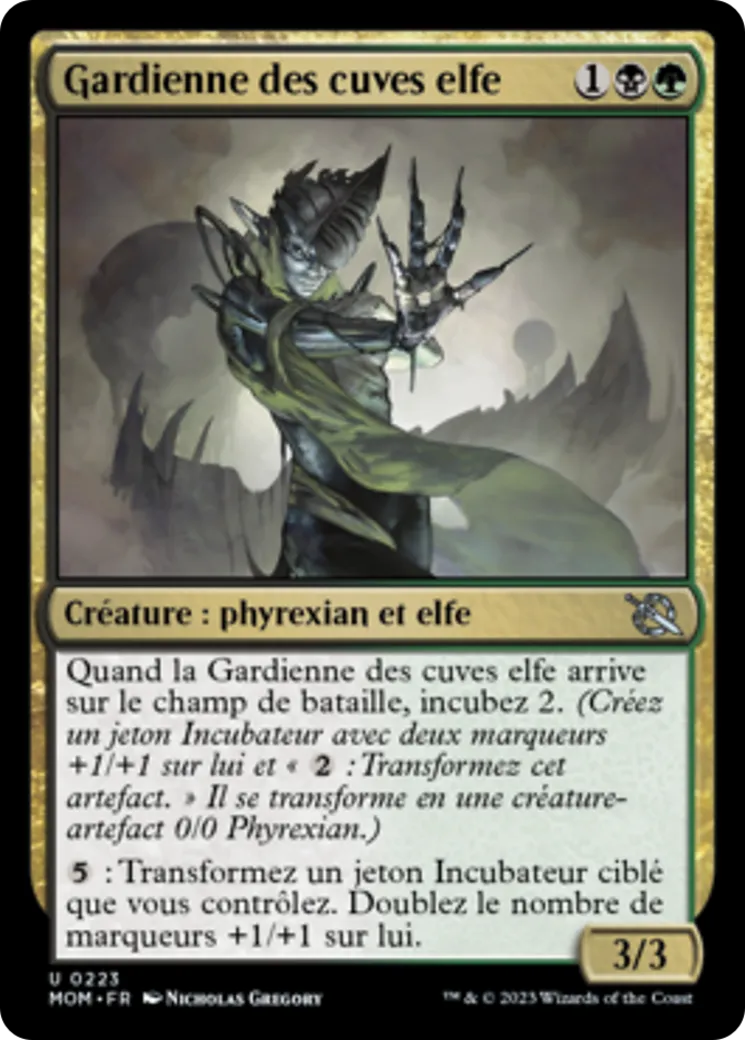 Gardienne des cuves elfe — March of the Machine — Magic: The Gathering