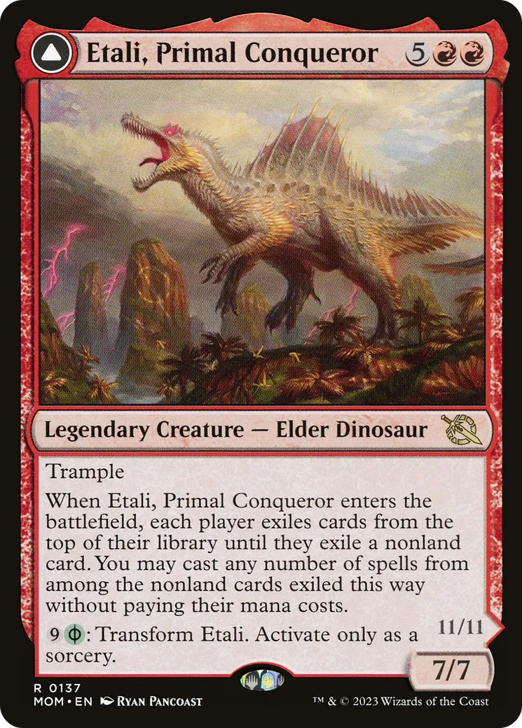 Etali, Primal Conqueror // Etali, Primal Sickness — March of the Machine — Magic: The Gathering