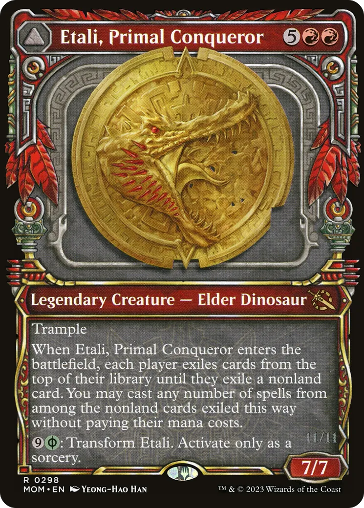 Etali, Primal Conqueror // Etali, Primal Sickness — March of the Machine — Magic: The Gathering