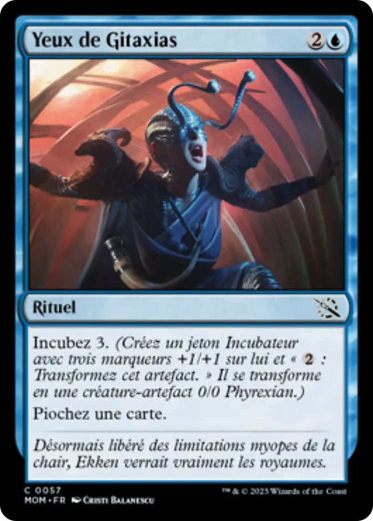 Yeux de Gitaxias — March of the Machine — Magic: The Gathering