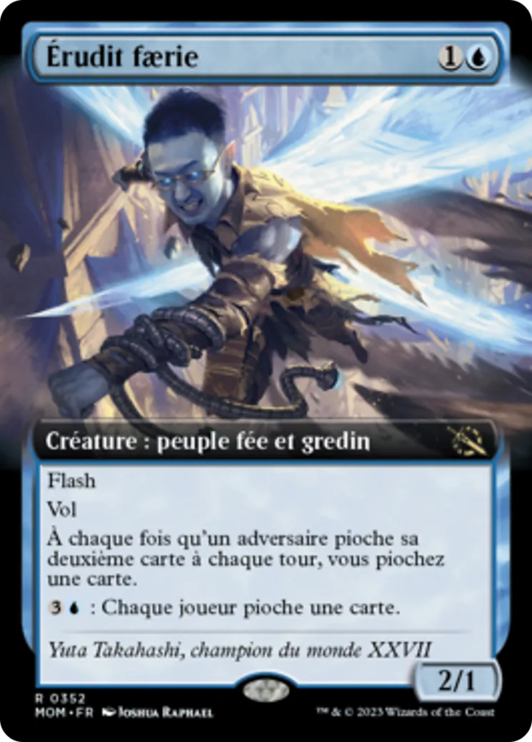 Érudit faerie — March of the Machine — Magic: The Gathering
