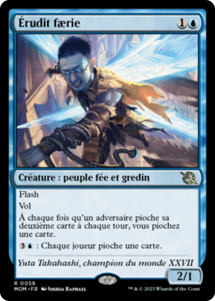 Érudit faerie — March of the Machine — Magic: The Gathering
