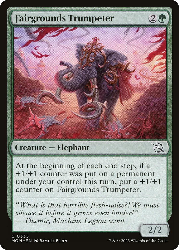 Fairgrounds Trumpeter — March of the Machine — Magic: The Gathering