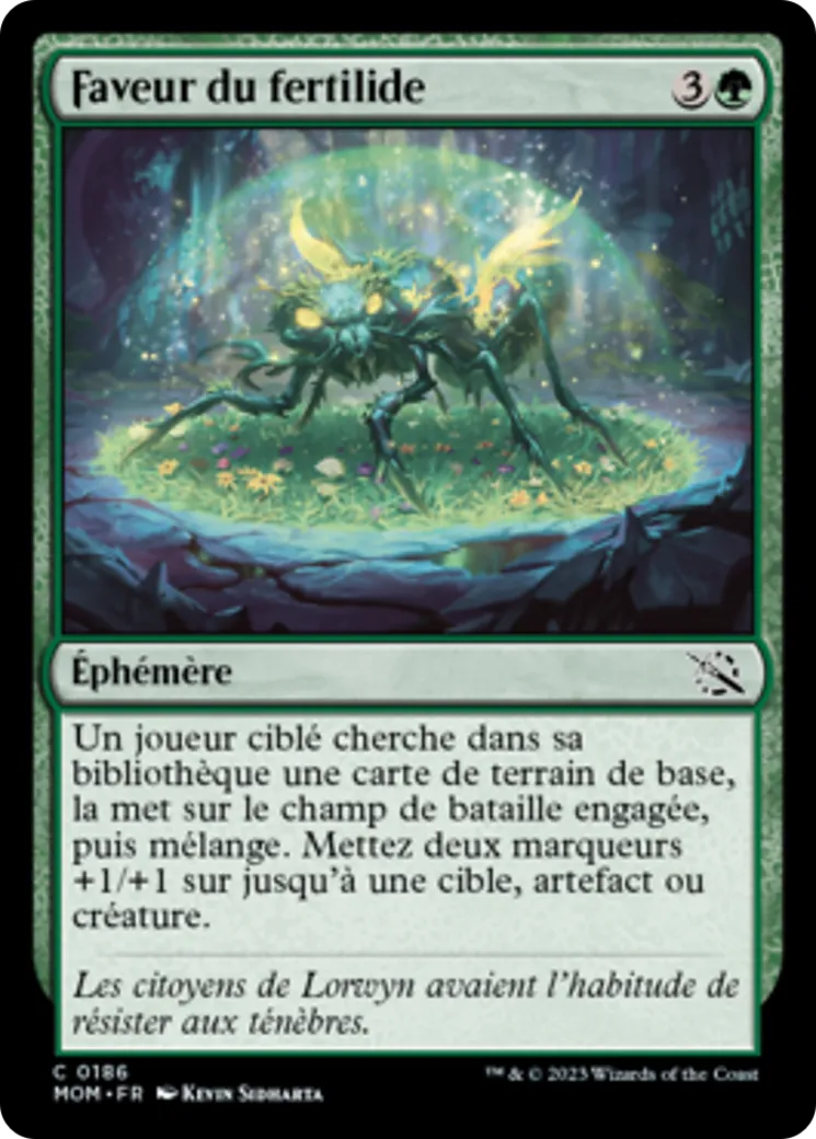 Faveur du fertilide — March of the Machine — Magic: The Gathering