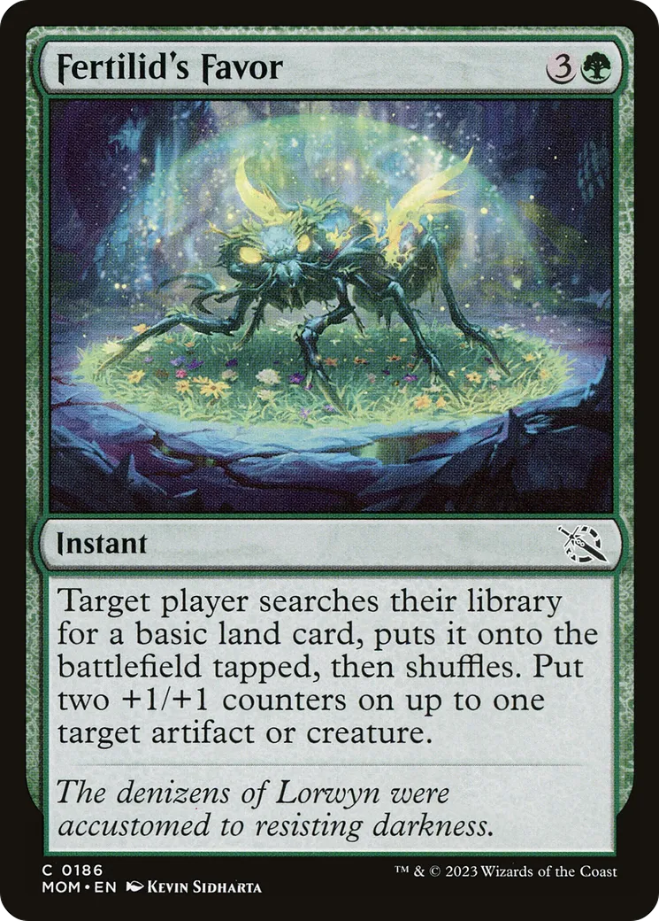 Fertilid's Favor — March of the Machine — Magic: The Gathering