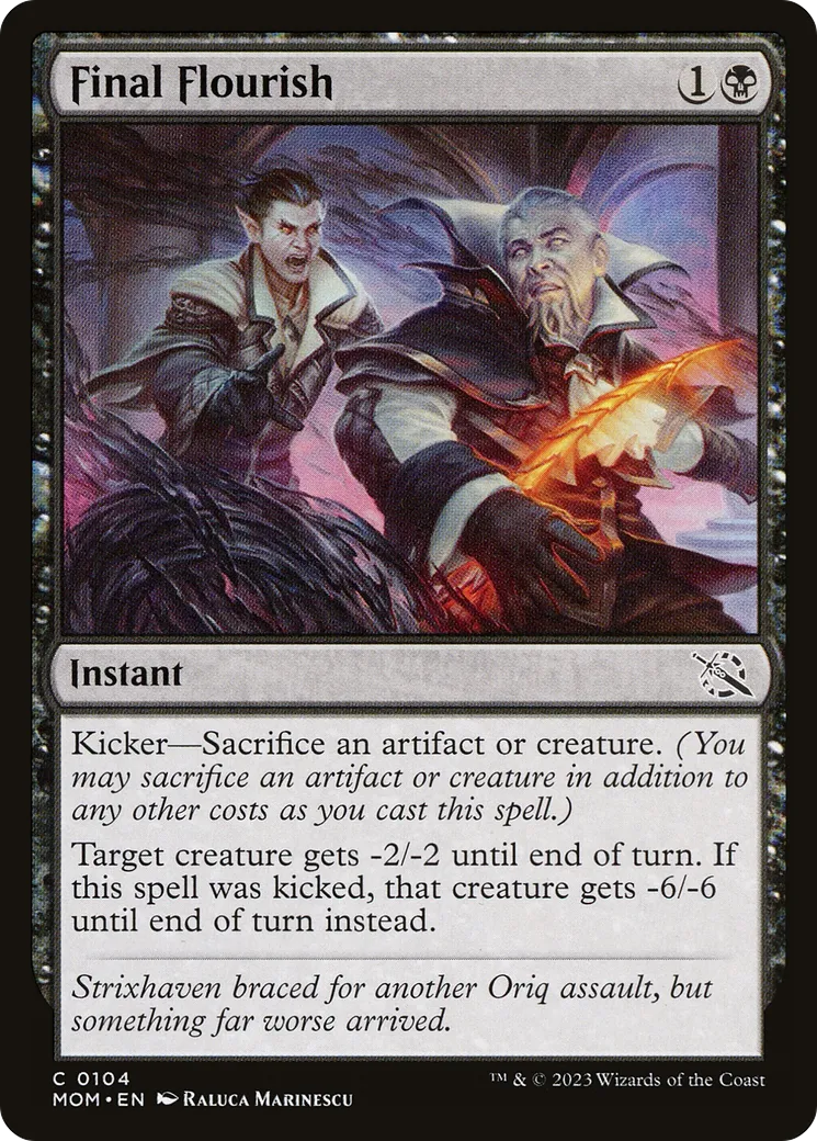Final Flourish — March of the Machine — Magic: The Gathering
