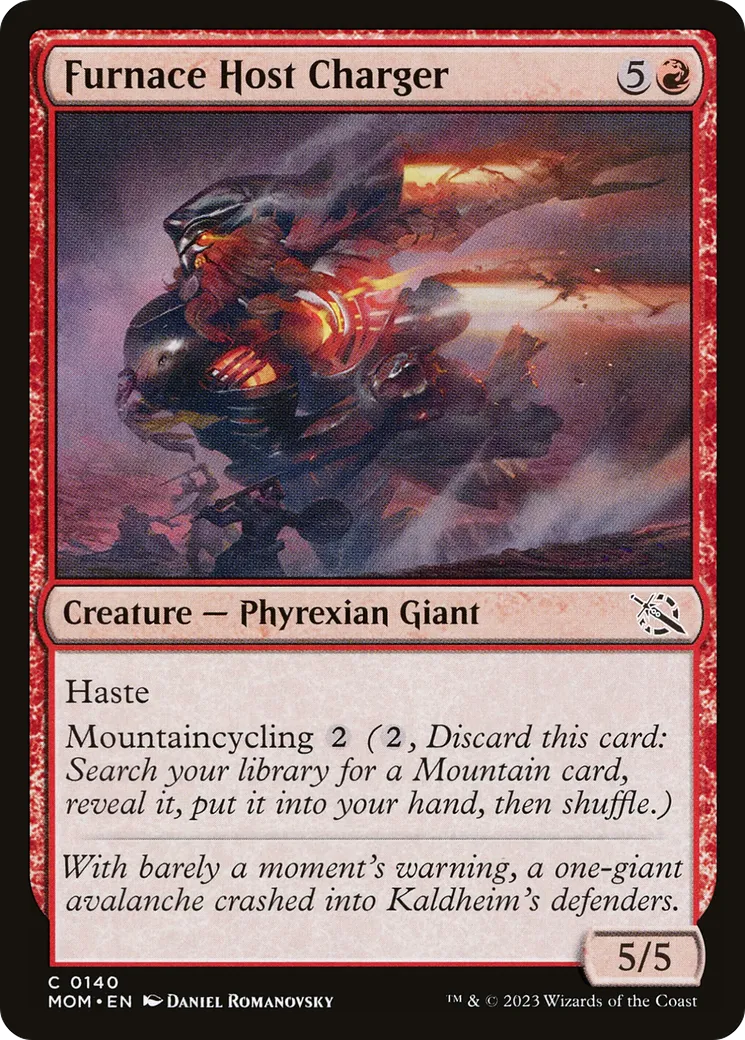 Batailleur de la milice du fourneau — March of the Machine — Magic: The Gathering
