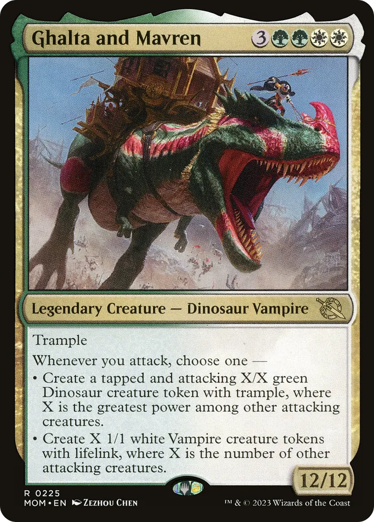 Ghalta and Mavren — March of the Machine — Magic: The Gathering