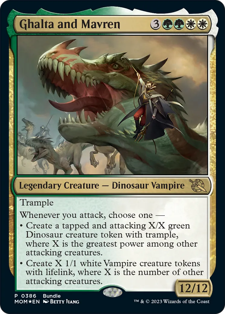 Ghalta and Mavren — March of the Machine — Magic: The Gathering