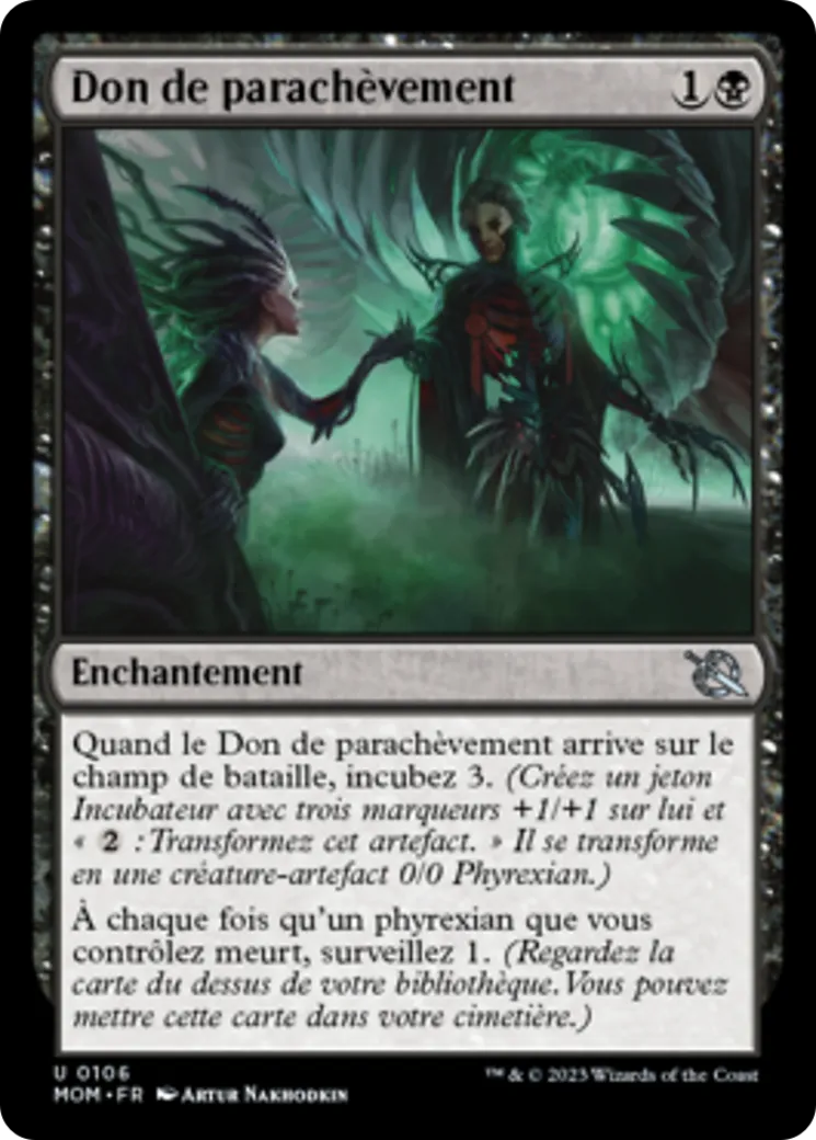 Don de parachèvement — March of the Machine — Magic: The Gathering