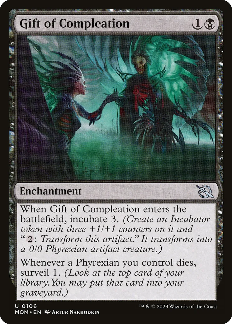 Don de parachèvement — March of the Machine — Magic: The Gathering