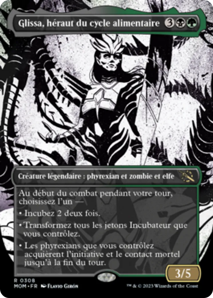 Glissa, héraut du cycle alimentaire — March of the Machine — Magic: The Gathering