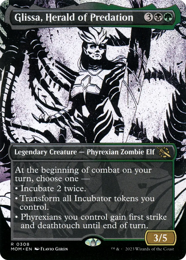 Glissa, Herald of Predation — March of the Machine — Magic: The Gathering