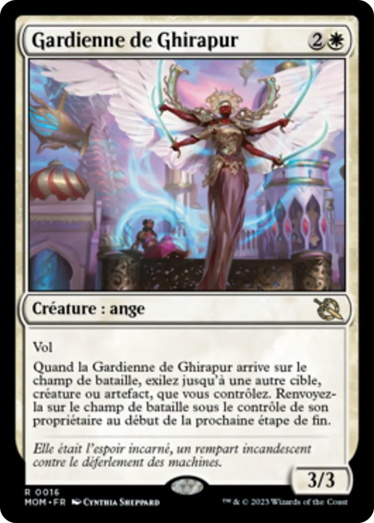 Gardienne de Ghirapur — March of the Machine — Magic: The Gathering