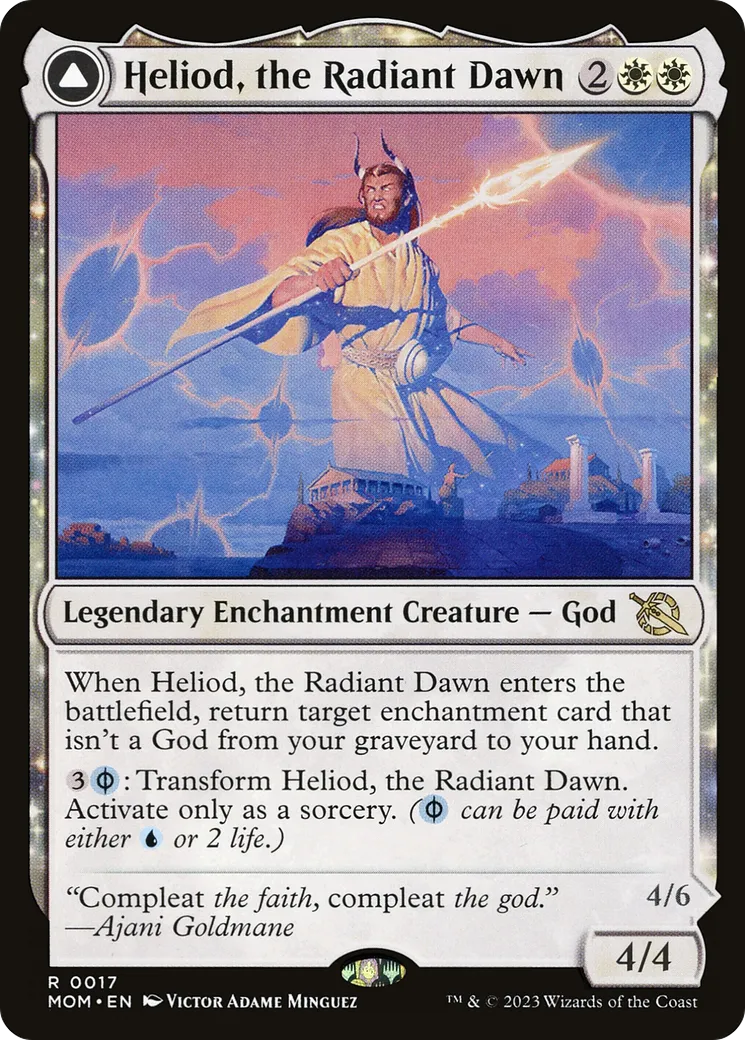Heliod, the Radiant Dawn // Heliod, the Warped Eclipse — March of the Machine — Magic: The Gathering