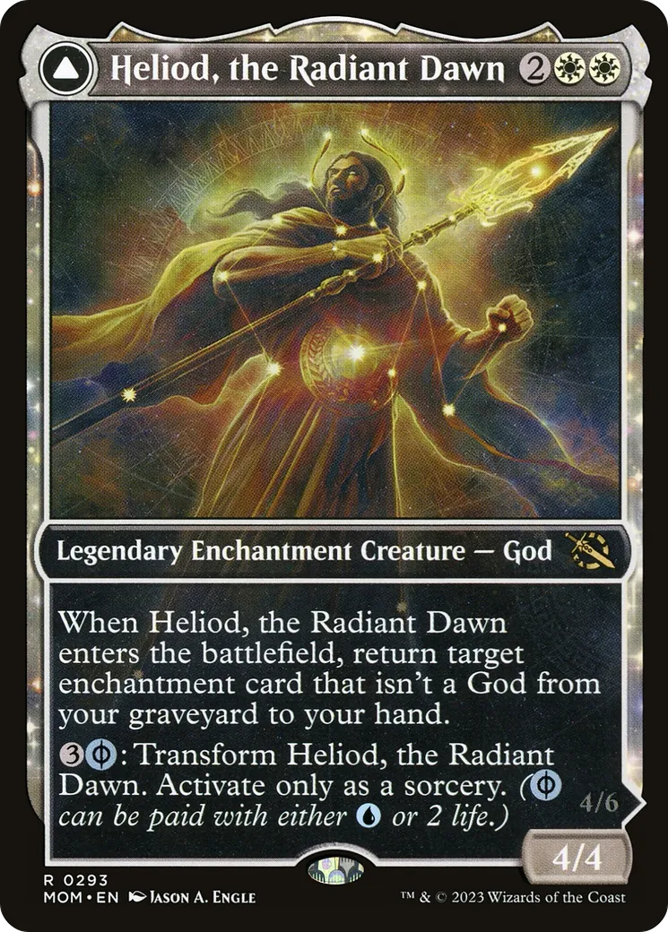Heliod, the Radiant Dawn // Heliod, the Warped Eclipse — March of the Machine — Magic: The Gathering