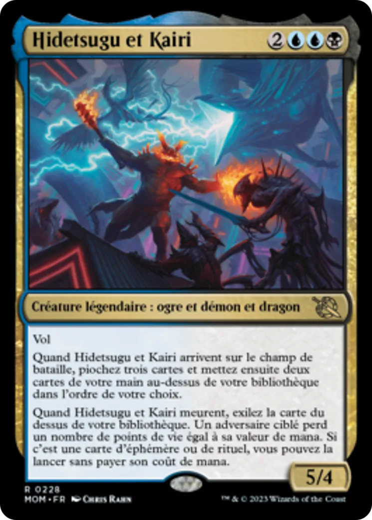 Hidetsugu et Kairi — March of the Machine — Magic: The Gathering