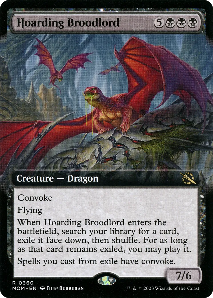 Hoarding Broodlord — March of the Machine — Magic: The Gathering