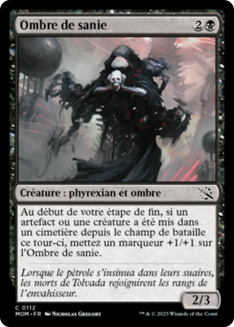 Ombre de sanie — March of the Machine — Magic: The Gathering
