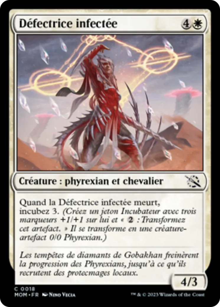 Défectrice infectée — March of the Machine — Magic: The Gathering