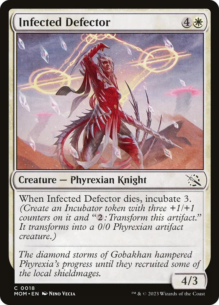 Défectrice infectée — March of the Machine — Magic: The Gathering