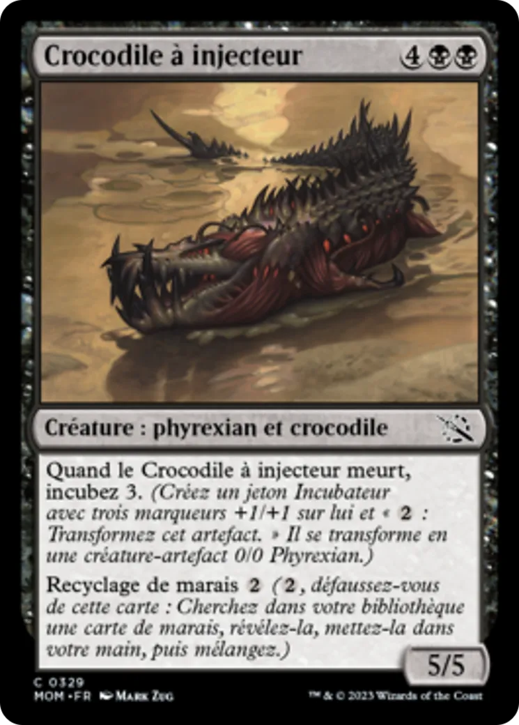 Crocodile à injecteur — March of the Machine — Magic: The Gathering