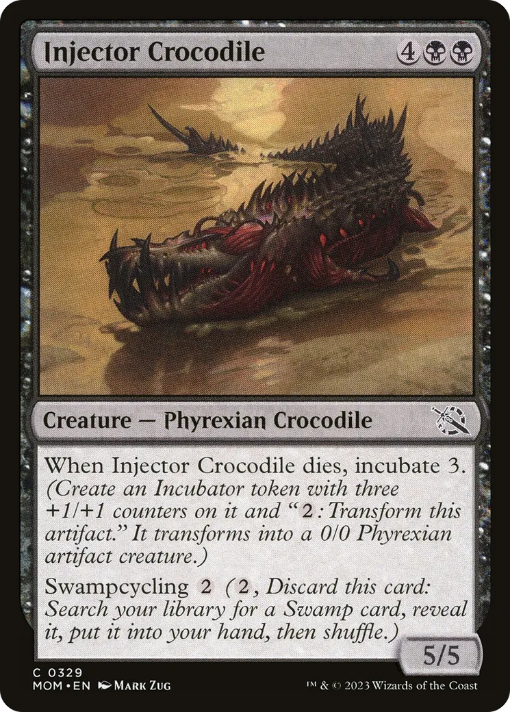Injector Crocodile — March of the Machine — Magic: The Gathering