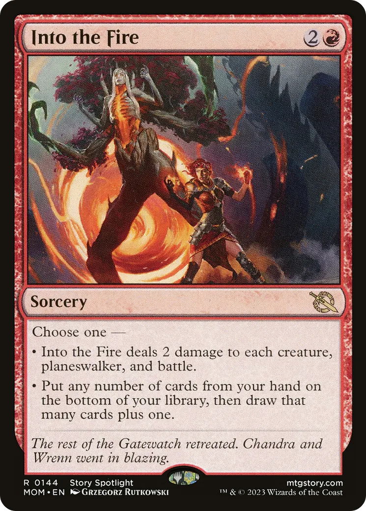 De mal en pis — March of the Machine — Magic: The Gathering