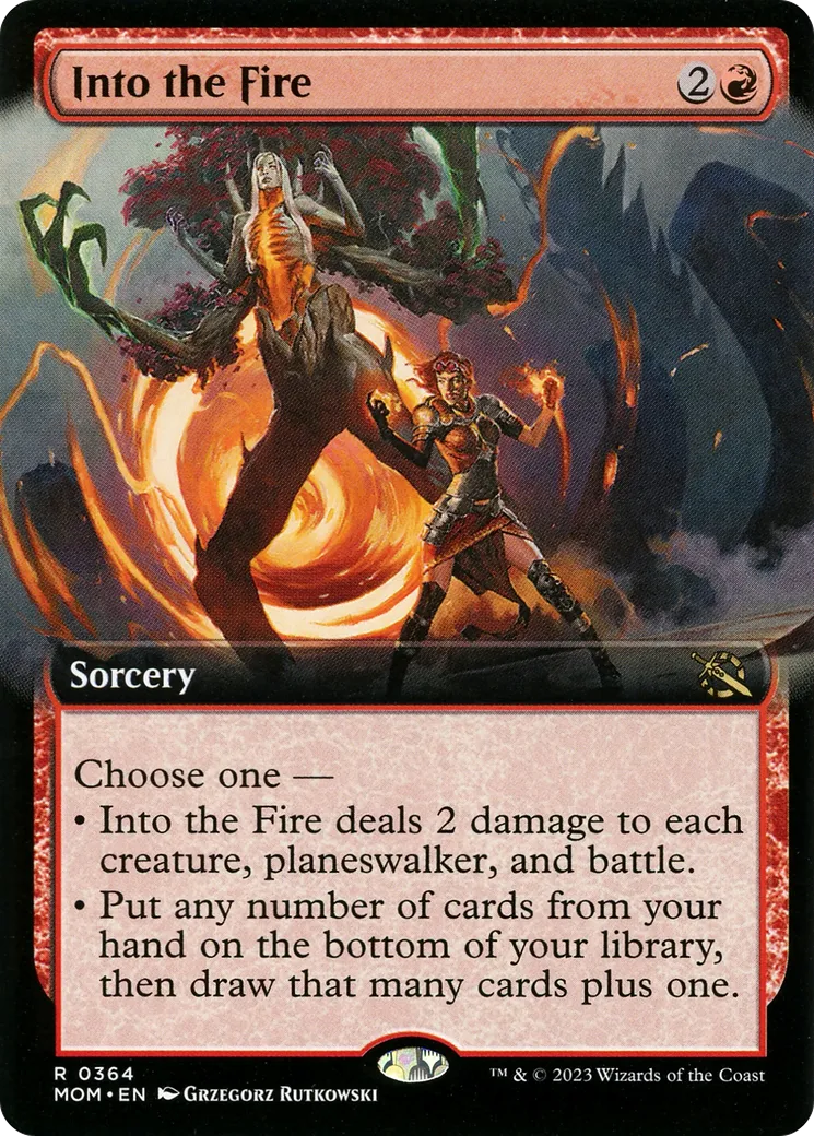 Into the Fire — March of the Machine — Magic: The Gathering