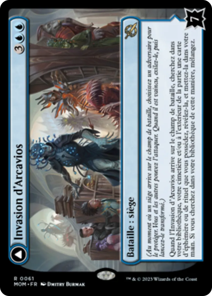 Invasion d'Arcavios // Invocation des Fondateurs — March of the Machine — Magic: The Gathering