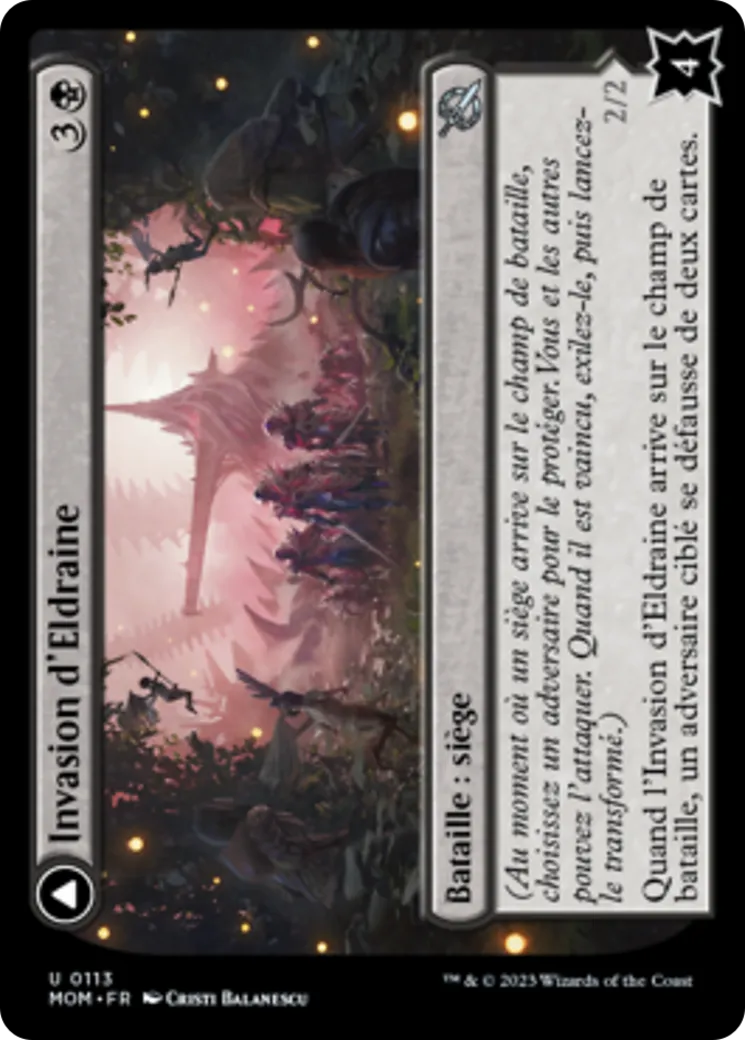 Invasion d'Eldraine // Faeries piquantes — March of the Machine — Magic: The Gathering