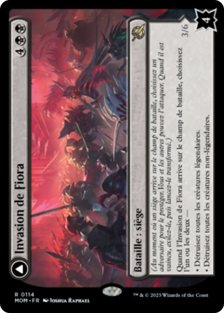 Invasion de Fiora // Marchesa, monarque absolue — March of the Machine — Magic: The Gathering